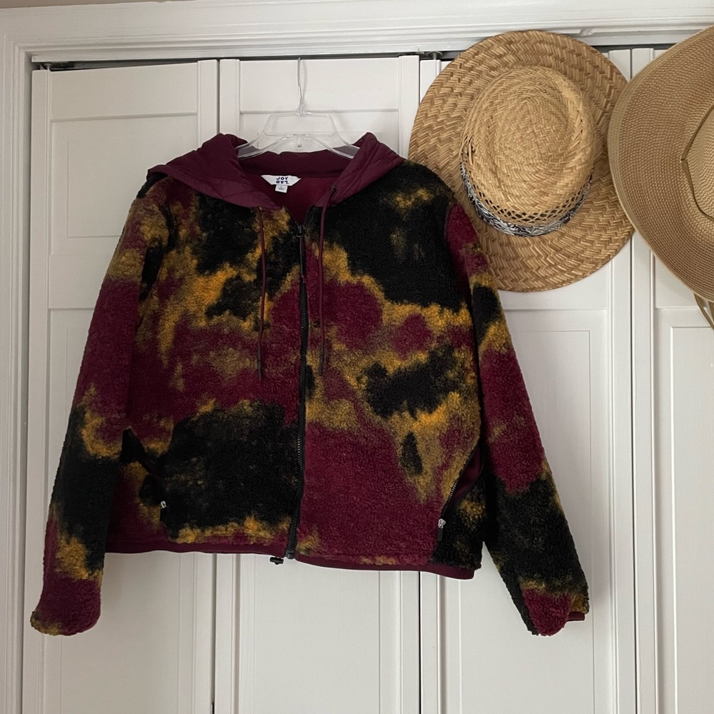 Fleece zip coat